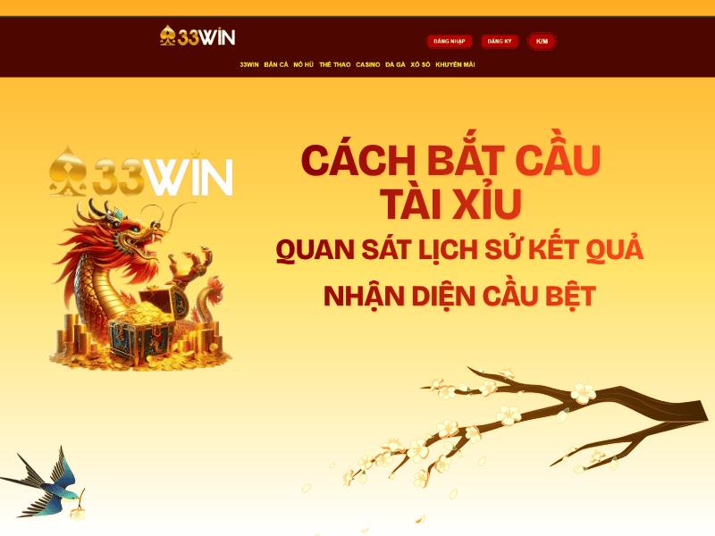 cách bắt cầu tài xỉu